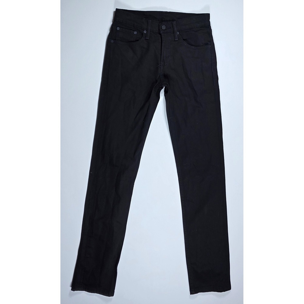 Levis 511 Slim Fit Black Jeans Mens 28x32 Stretch Denim